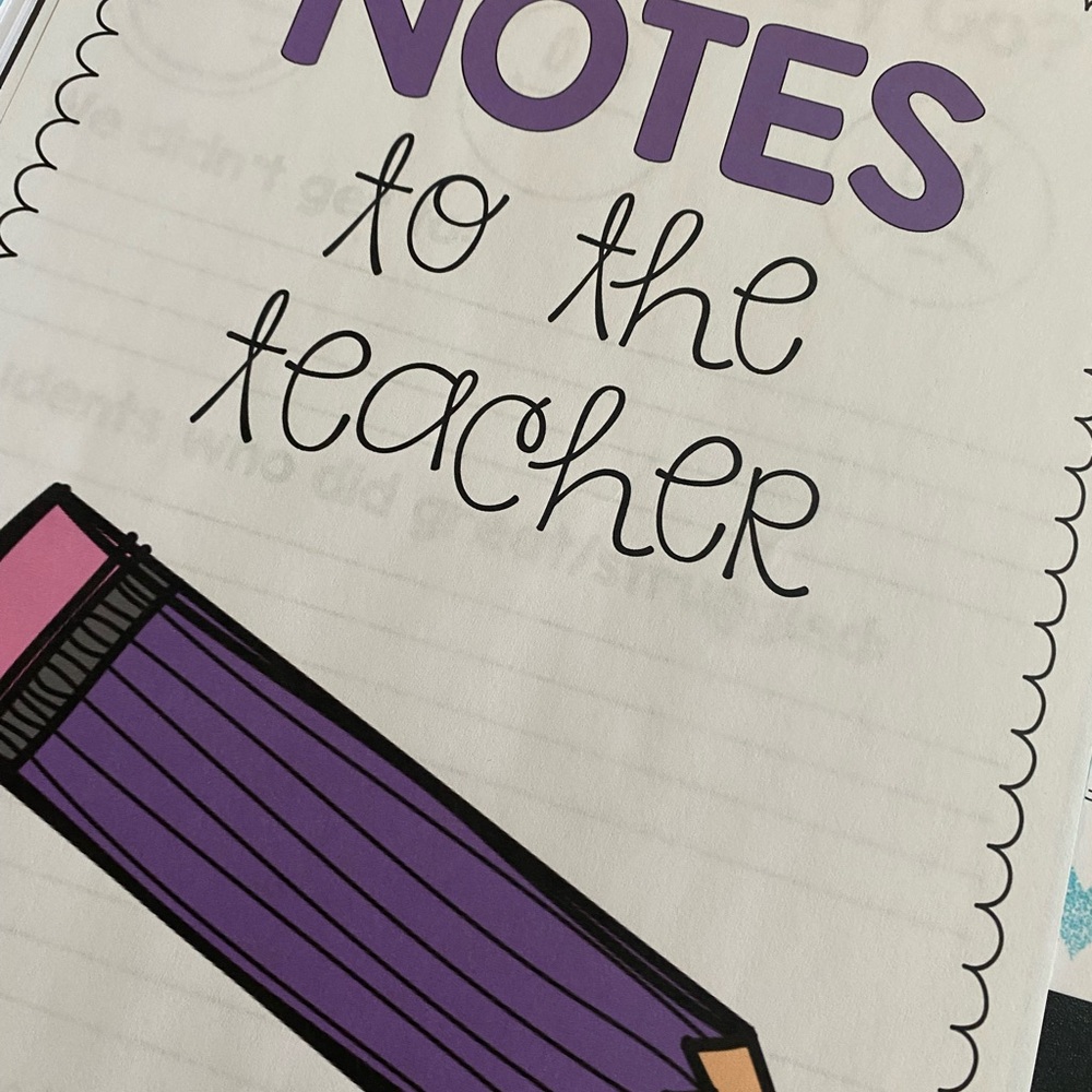 TEACHER GRAB BAG Substitute Teacher Binder - Picture 2 of 15